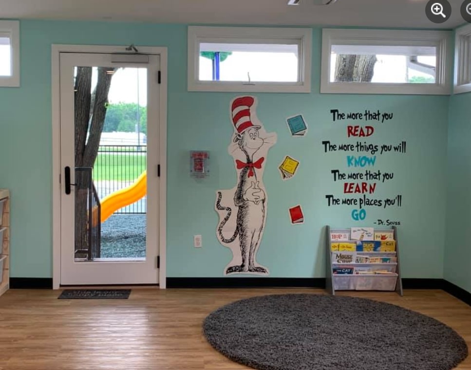 Clean and organized classroom at Shooting Stars Montessori.